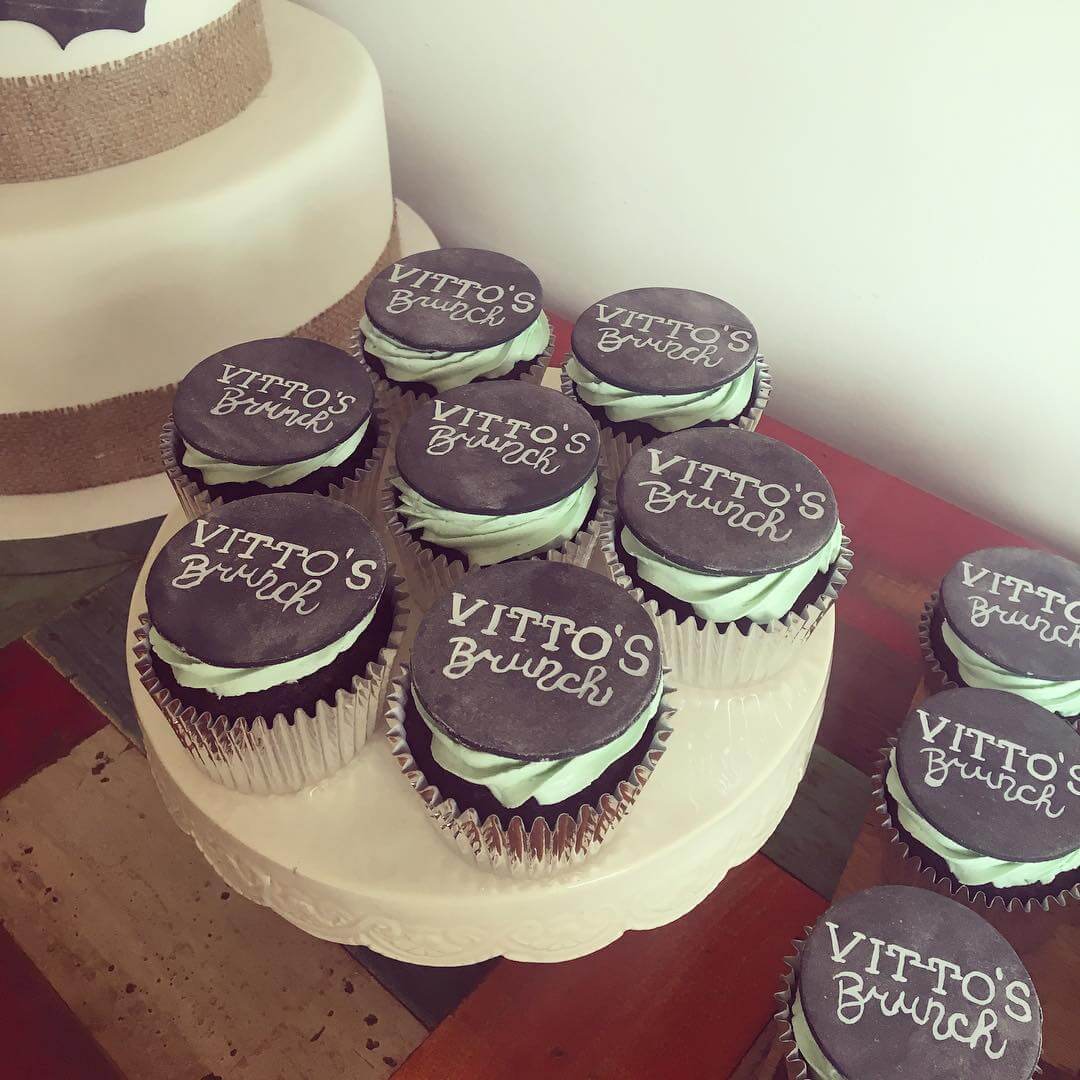 Cupcakes personalizados efecto pizarron