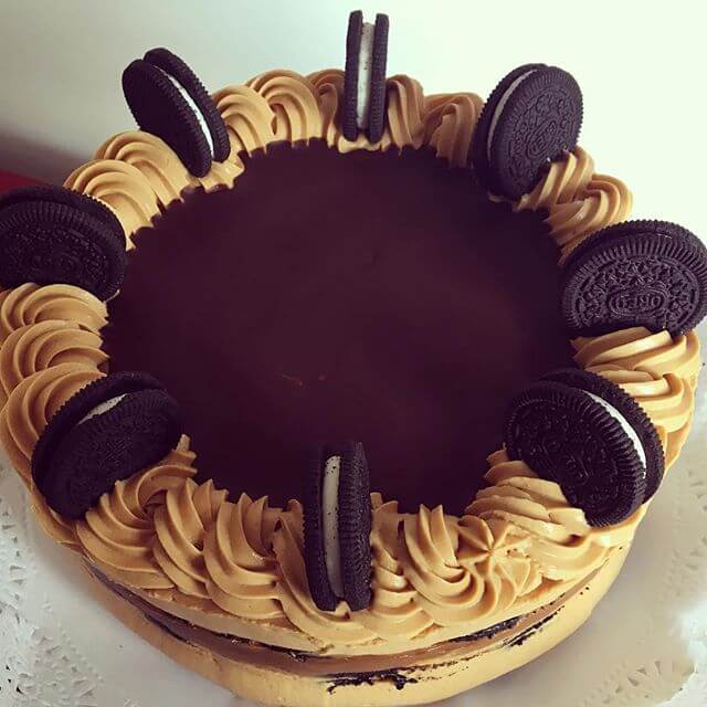 Torta super Oreo y dulce de leche